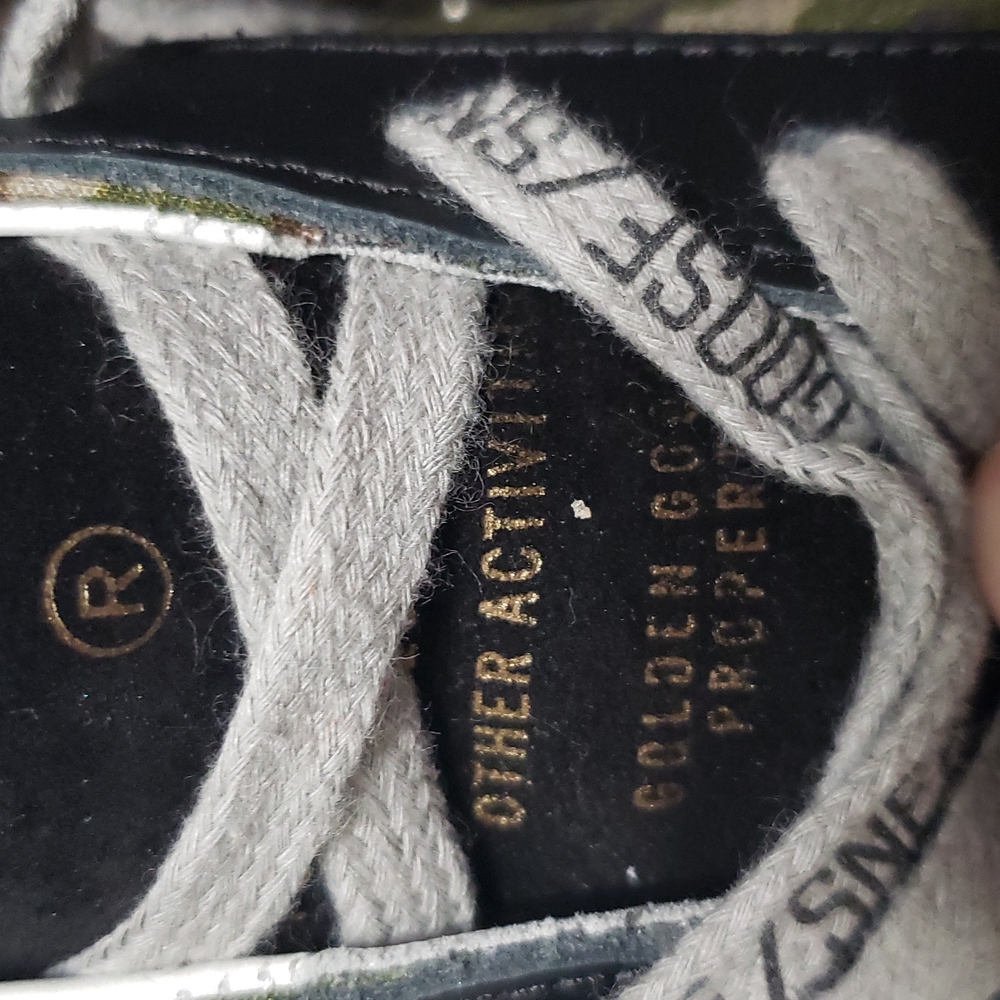 Golden Goose Camouflage and Black Sneakers - Picture 9 of 16
